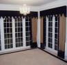 A picture of a pelmet designed by Tiffanys Interiors